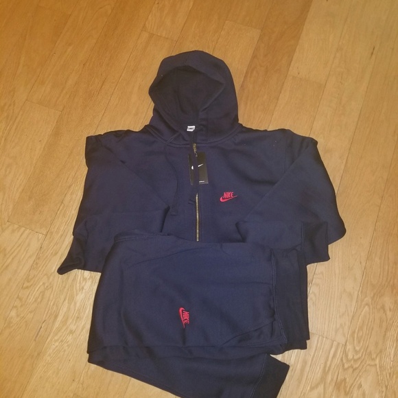 nike sweat suit blazer